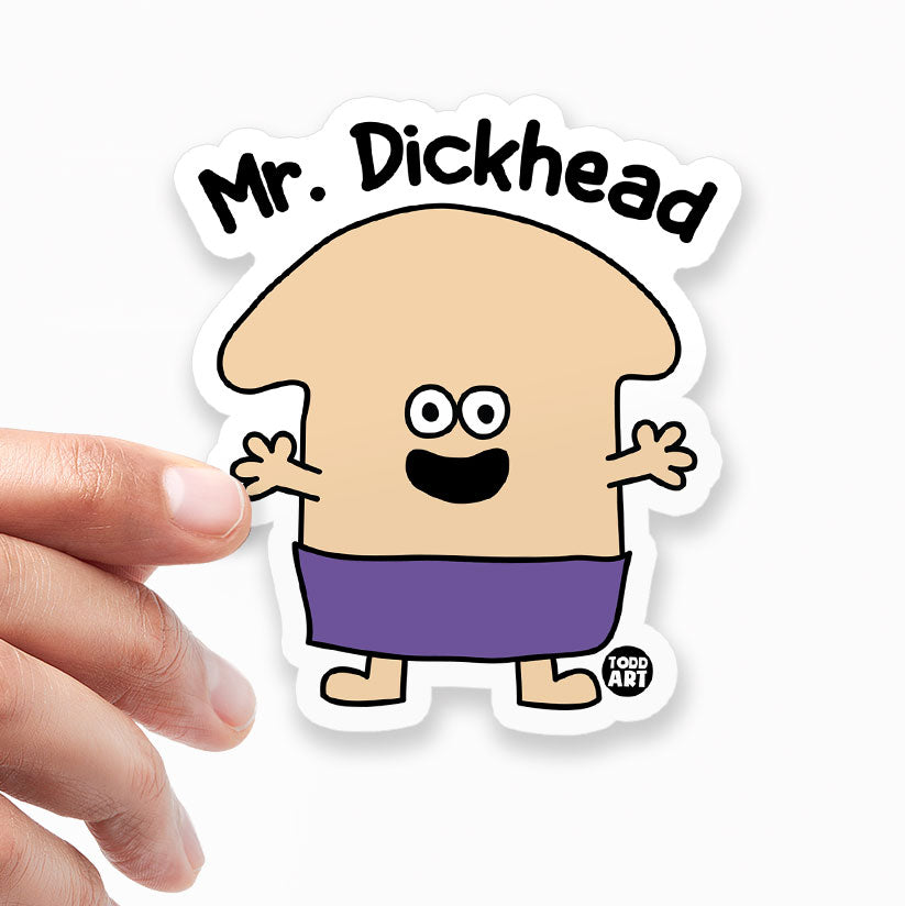 Mr Dickhead Sticker