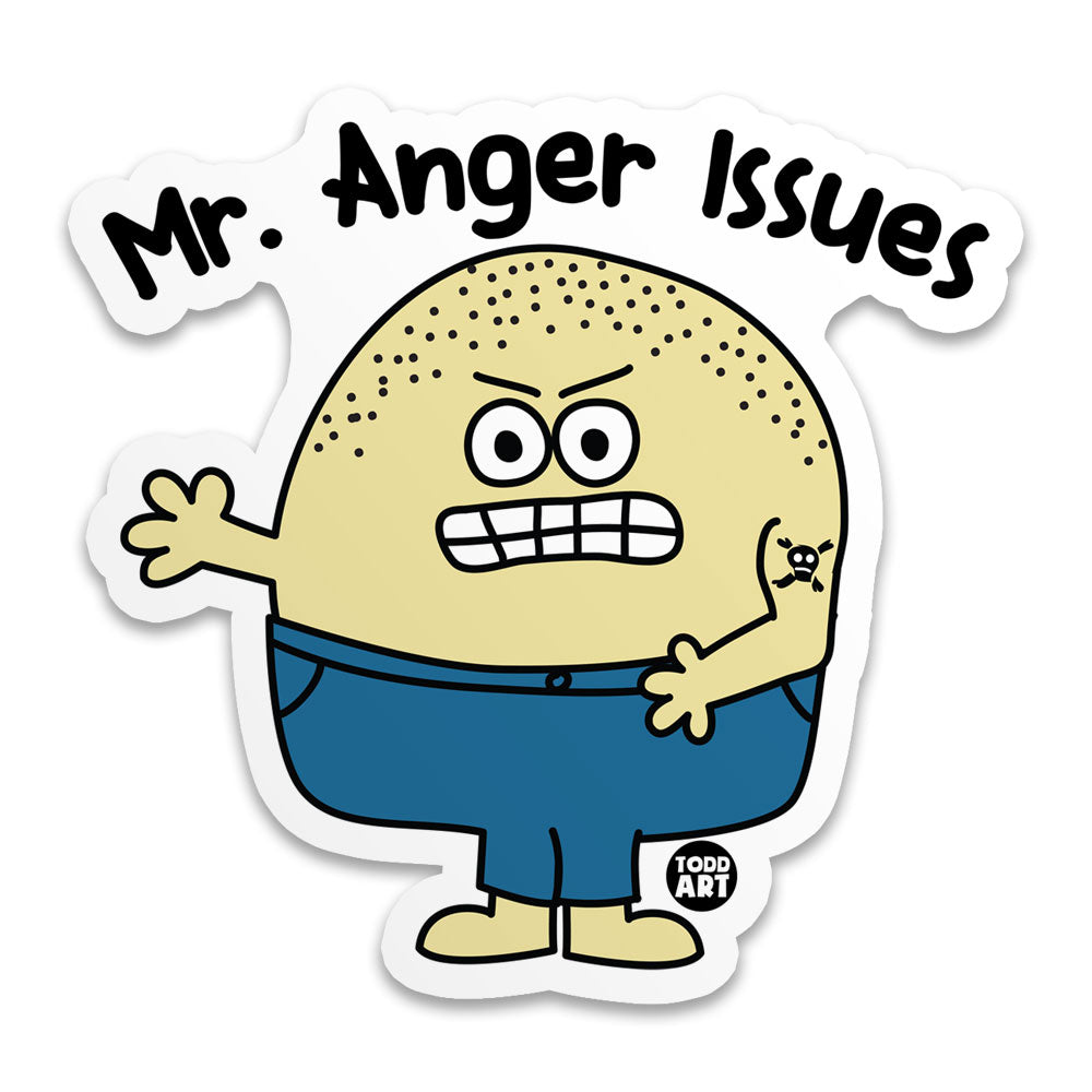 Mr Anger Issues Sticker