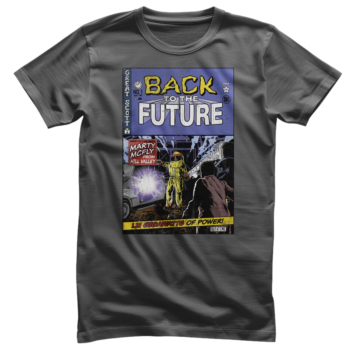 Back To The Future Comic Book Cover T-Shirt