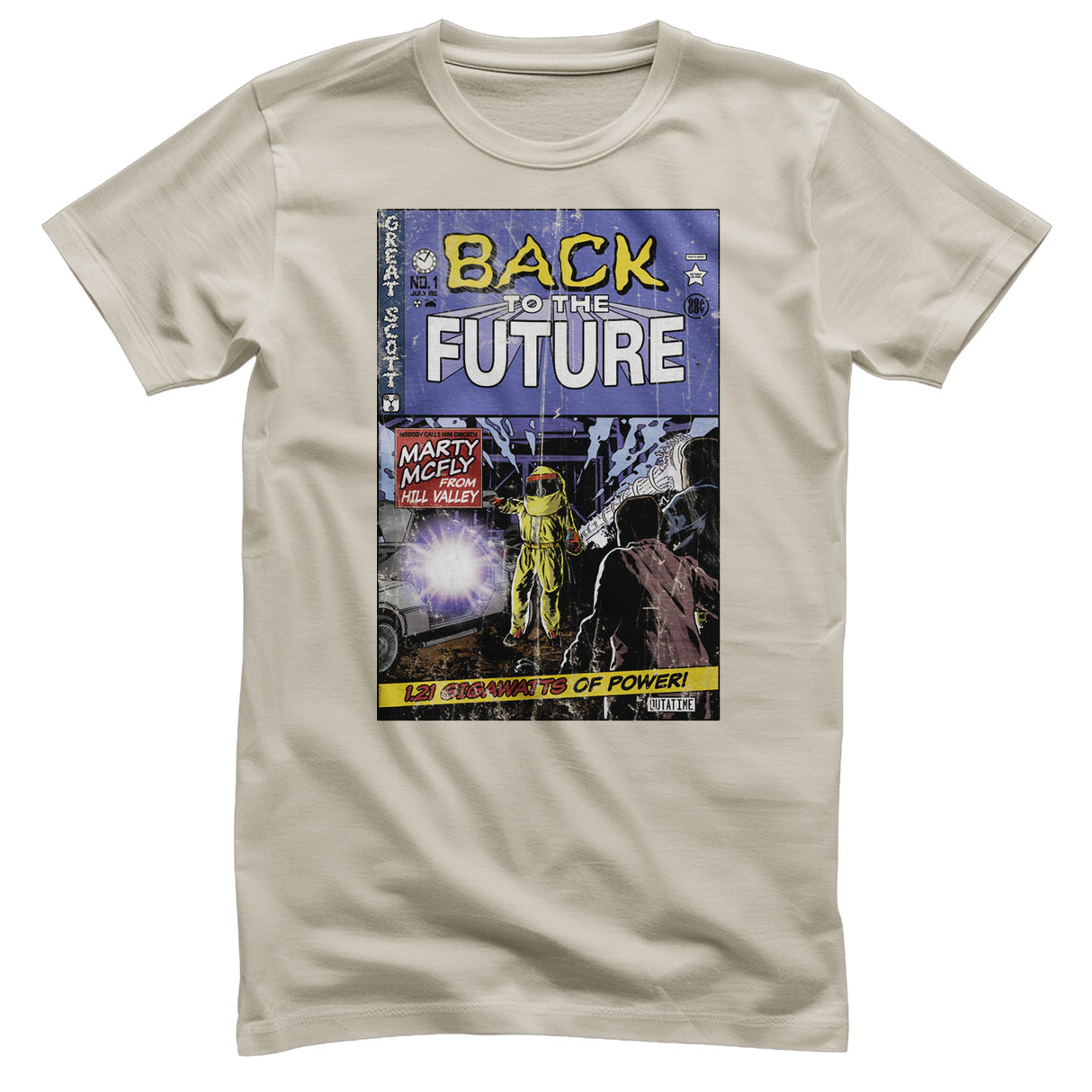 Back To The Future Comic Book Cover T-Shirt