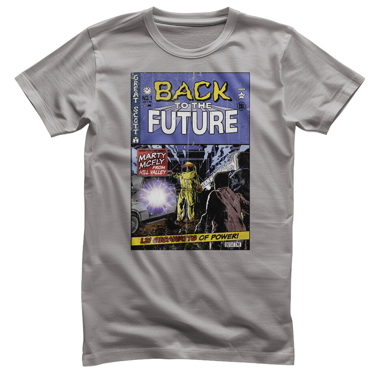Back To The Future Comic Book Cover T-Shirt