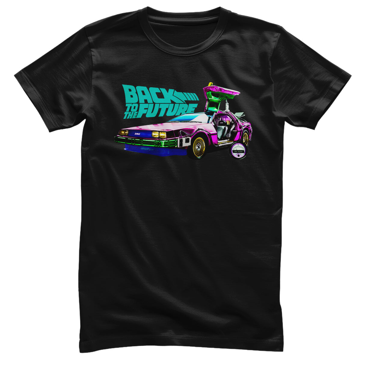 Colorful DeLorean T-Shirt