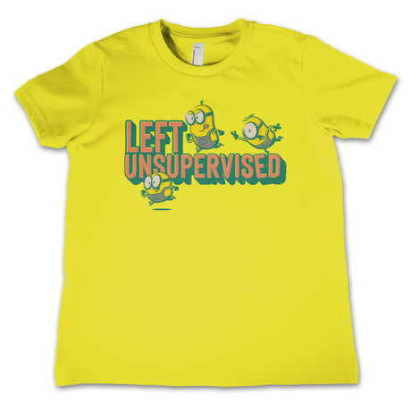 Minions Left Unsupervised Kids Tee