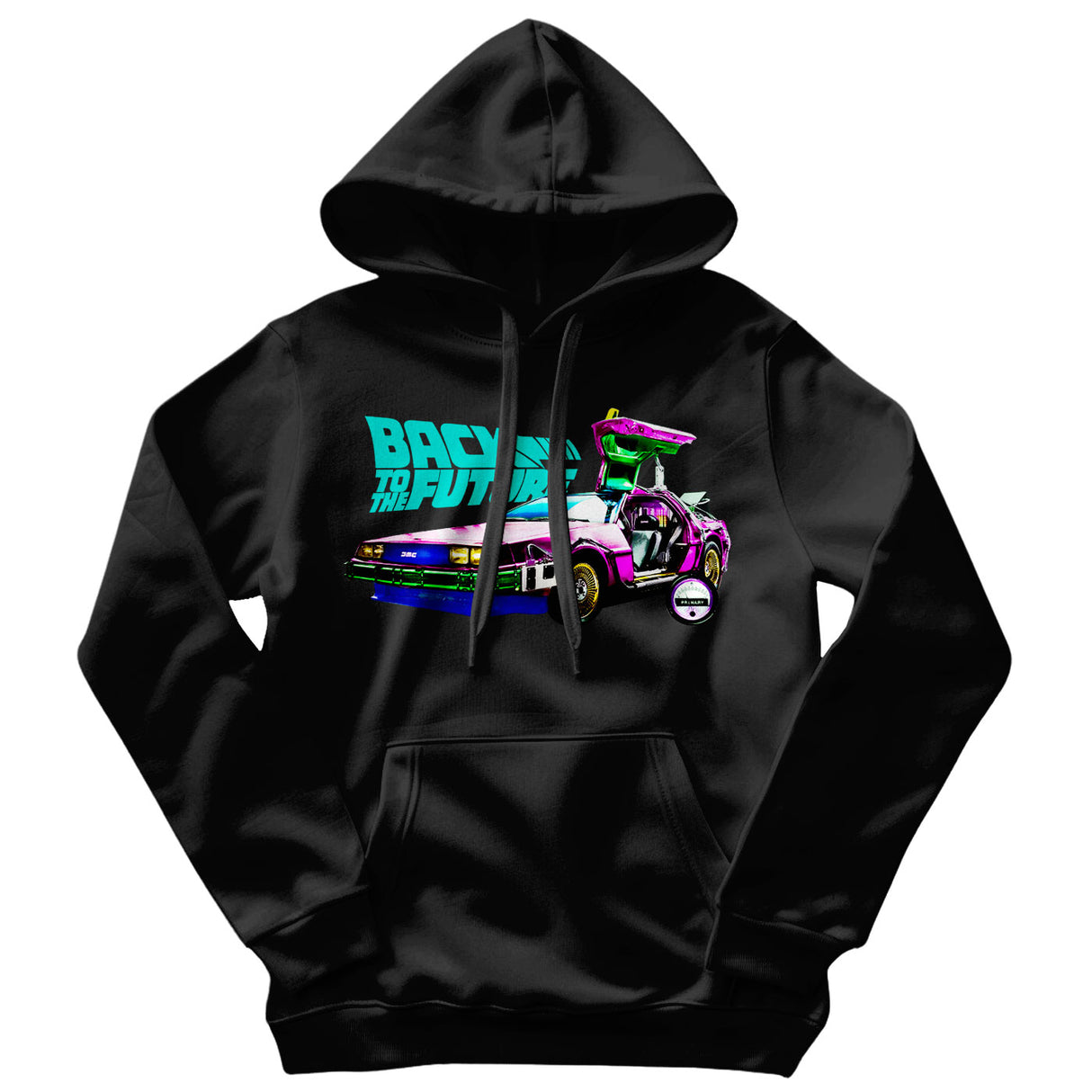 Colorful DeLorean Hoodie