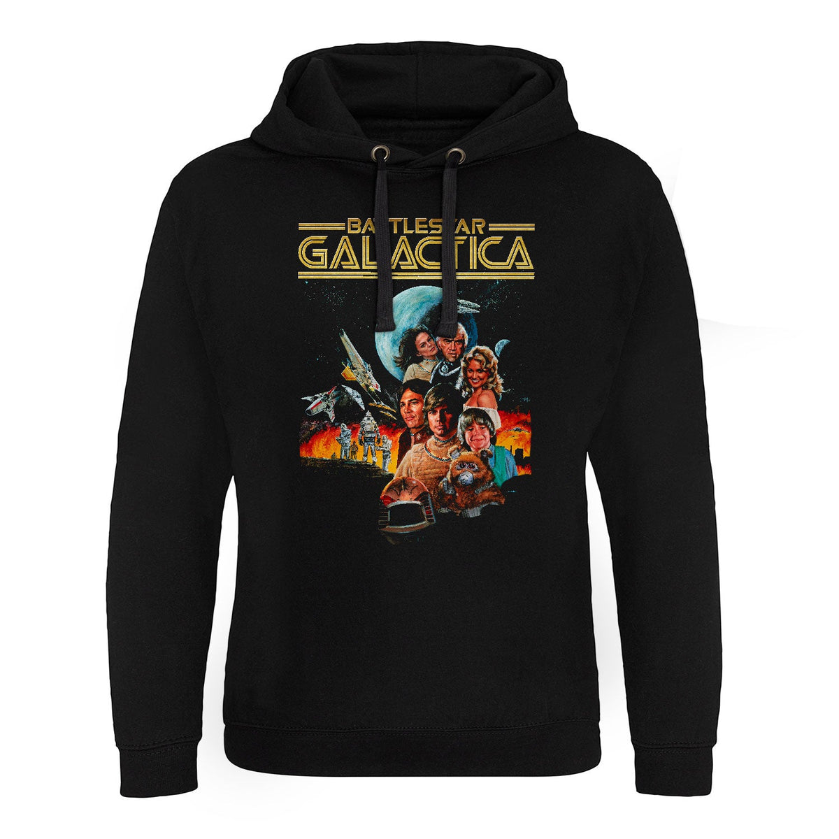 Battlestar Galactica Retro Poster Epic Hoodie
