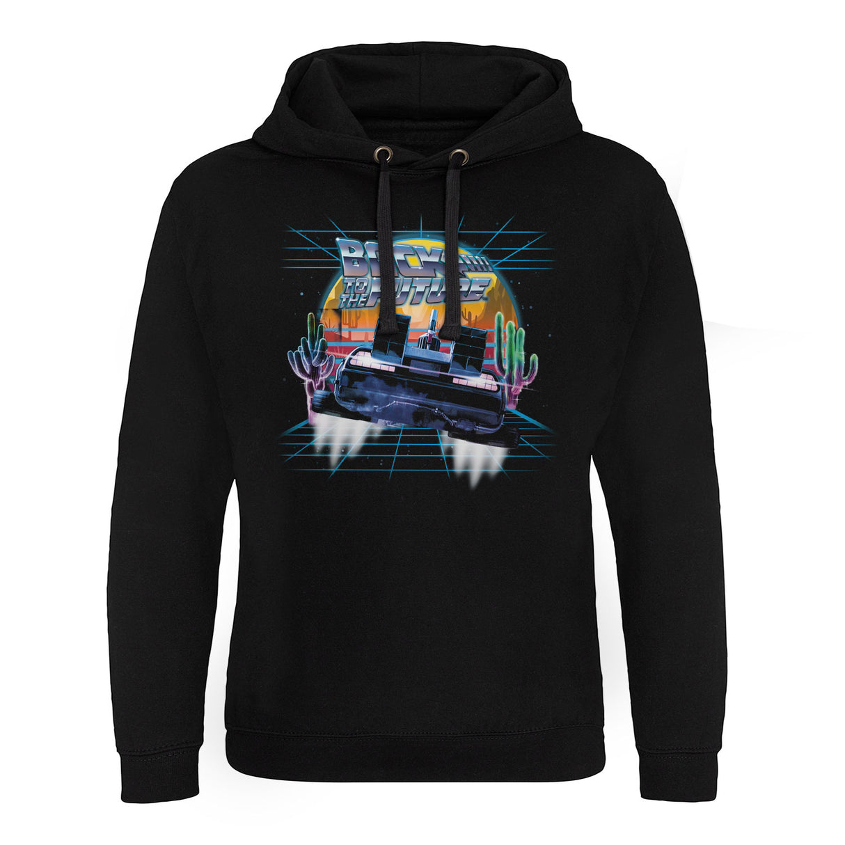 Back To The Future Retro Neon Desert Epic Hoodie