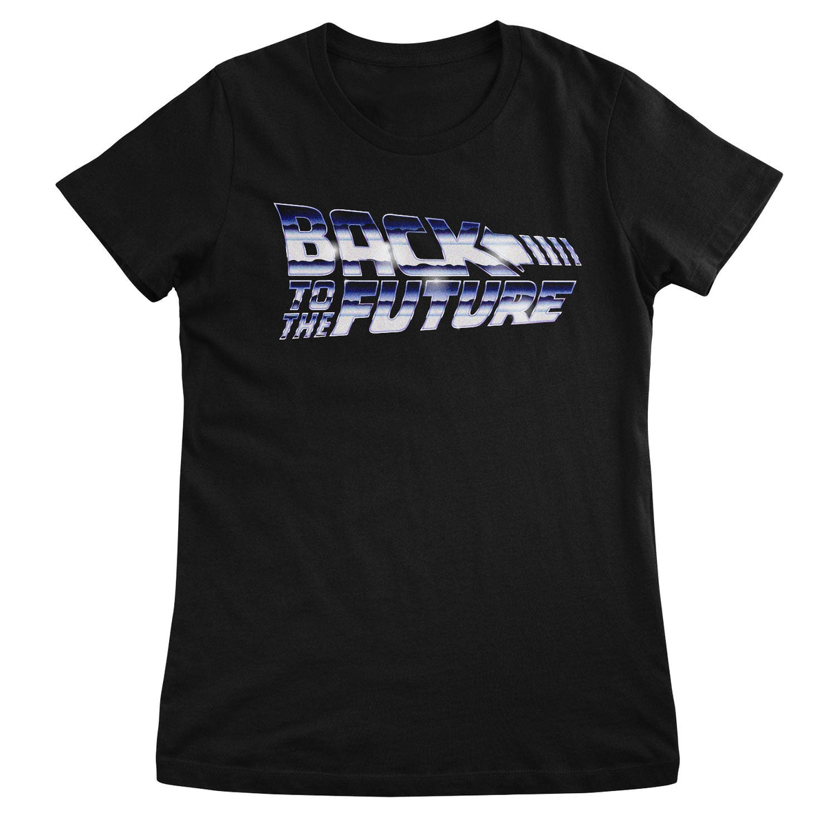 Back To The Future VHS Logo Girly Tee