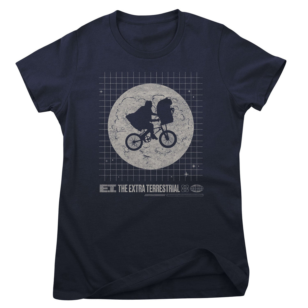 E.T. Washed Grid Girly Tee