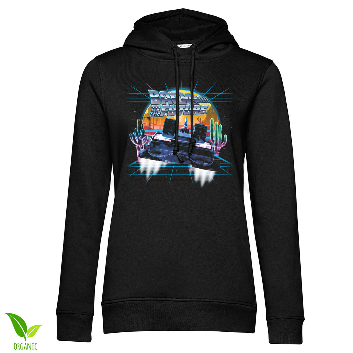 Back To The Future Retro Neon Desert Girly Hoodie