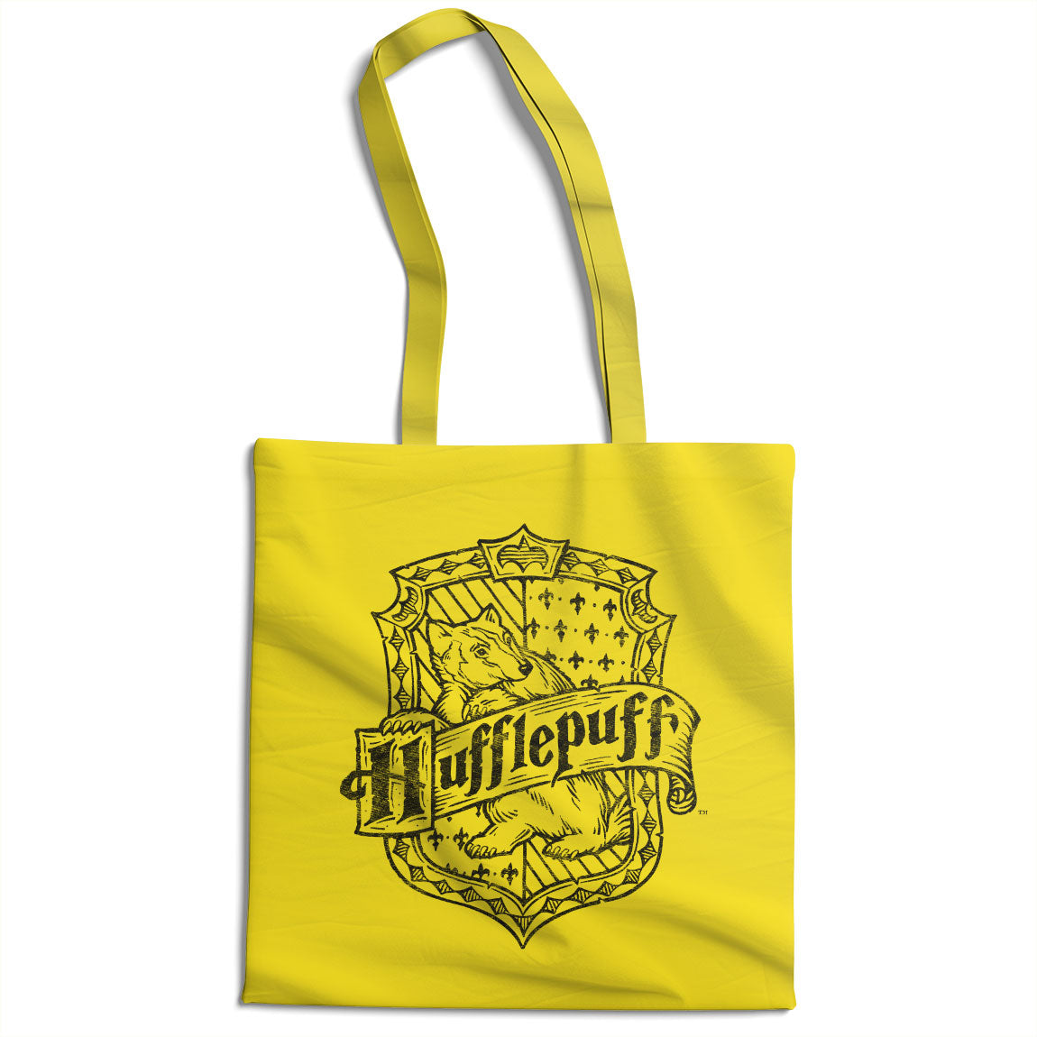 Harry Potter - Hufflepuff Washed Crest Tote Bag