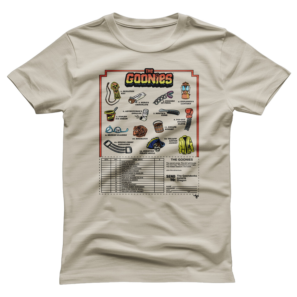 The Goonies Accessories Mail Order T-Shirt