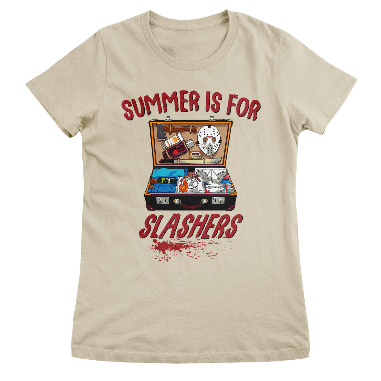 Summer Is For Slashers Girly Tee
