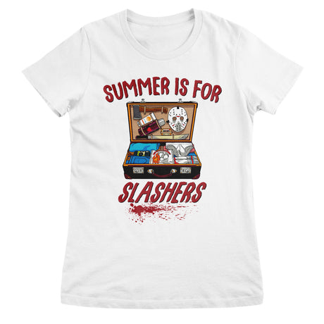 Summer Is For Slashers Girly Tee