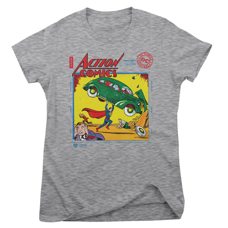 Superman in Action Comics Issue 001 Girly Tee
