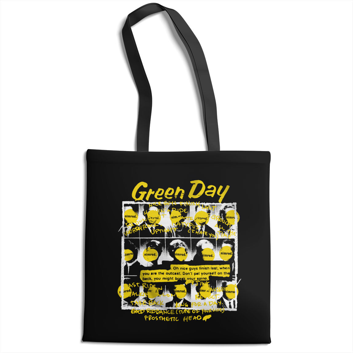 Green Day Nimrod Grid Tote Bag