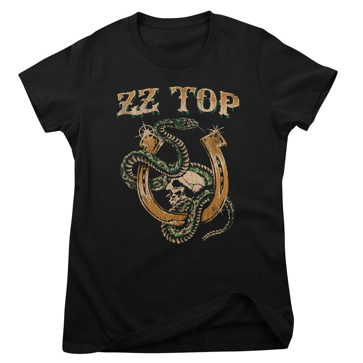 ZZ-Top Rattlesnake Girly Tee