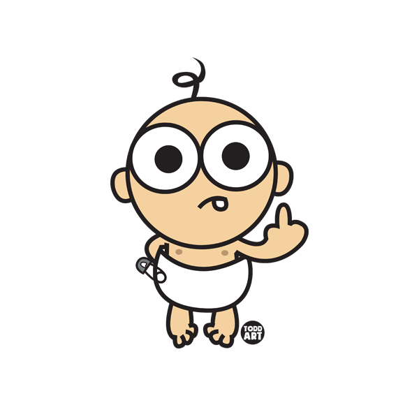 Todd Goldmans Bad Baby bodies & t-shirts