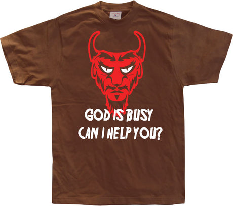 God Is Busy, Can I help You? T-Shirt