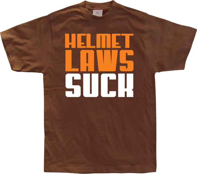 Helmet Laws Suck T-Shirt