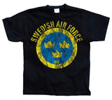 Swedish Airforce Distressed T-Shirt