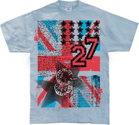 UK Flag 27 Grunge T-Shirt