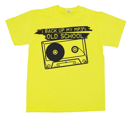 I Back Up My Mp3:s Oldschool T-Shirt