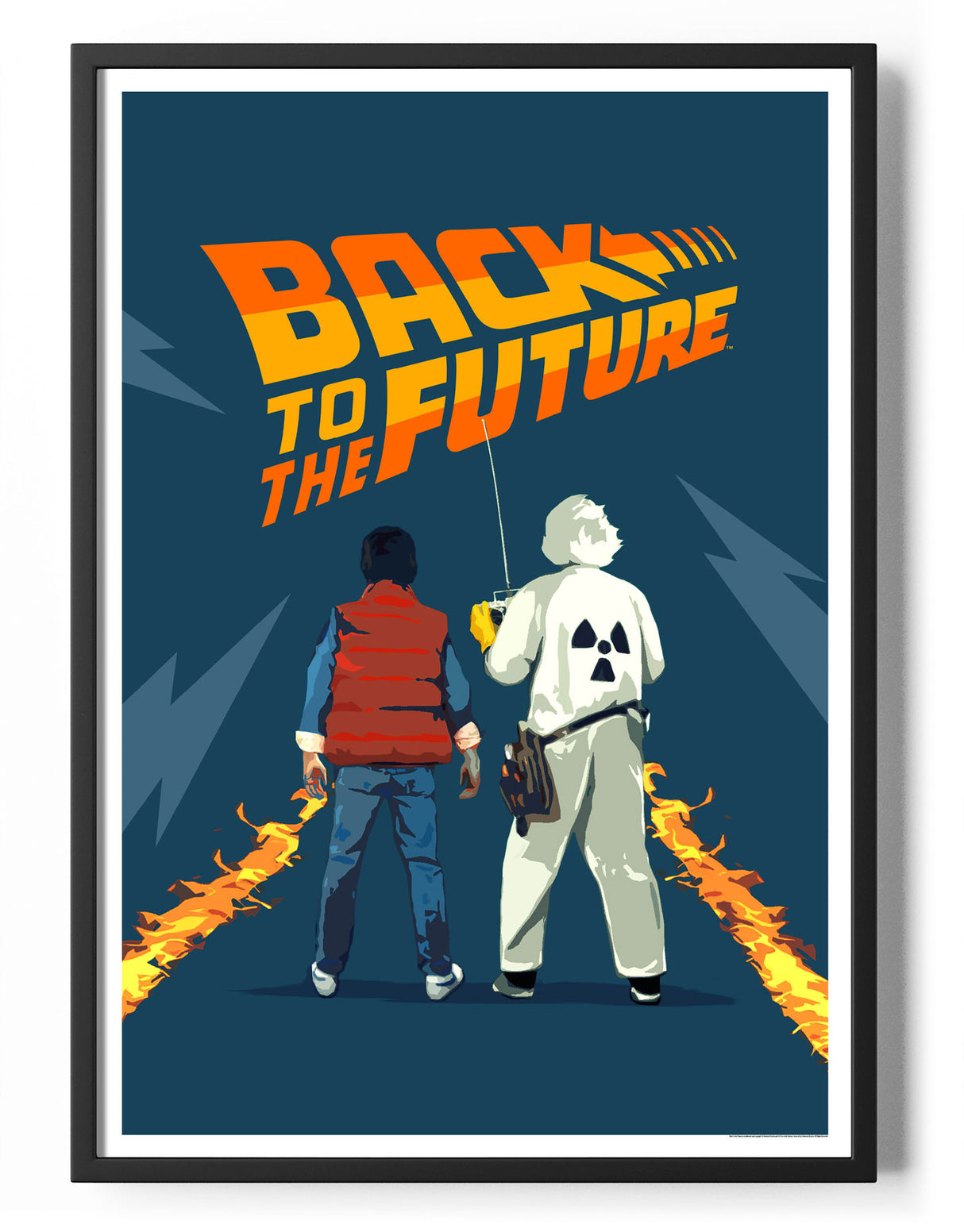 Back To The Future Cartoon Poster