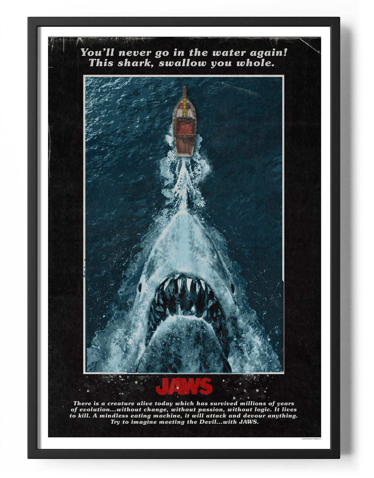 The Devil With Jaws Poster