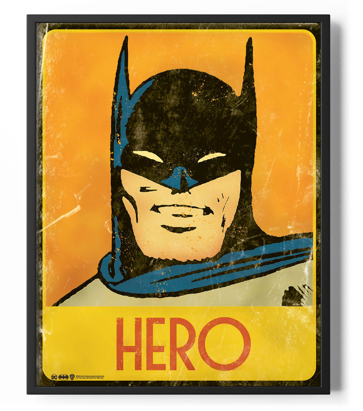 Batman Retro Hero Poster