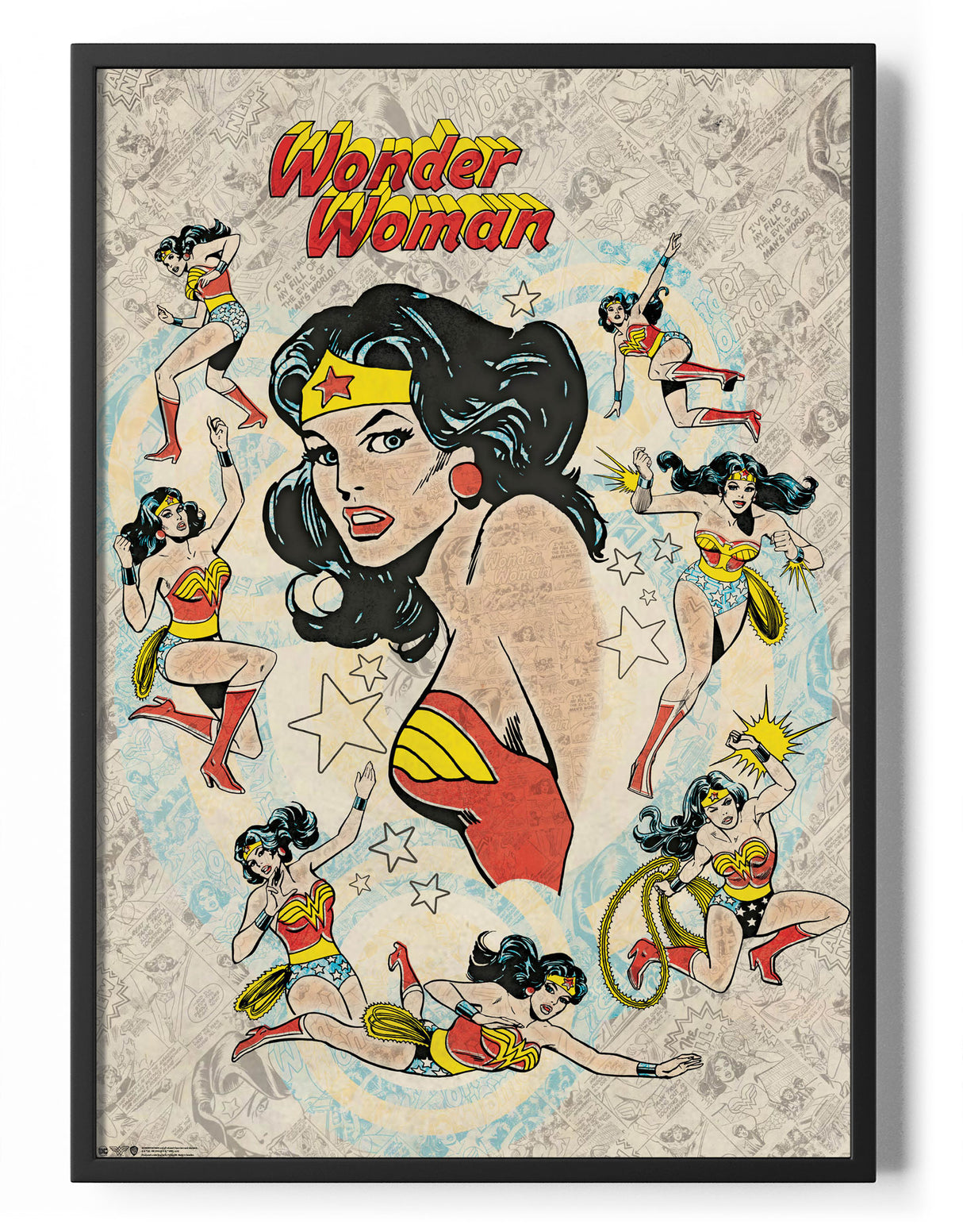 Wonder Woman Retro Poster