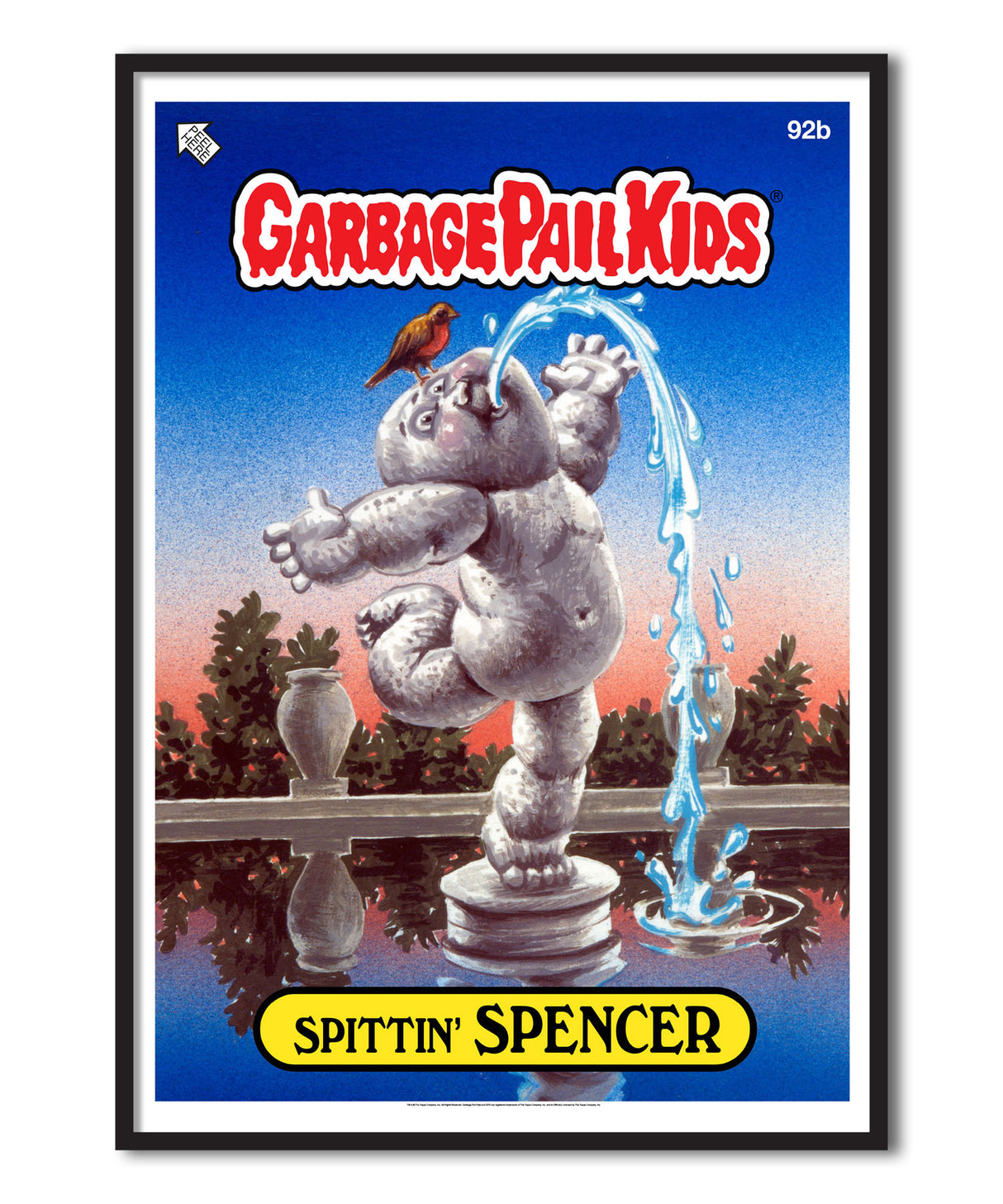 Garbage Pail Kids - Spittin' Spencer Poster