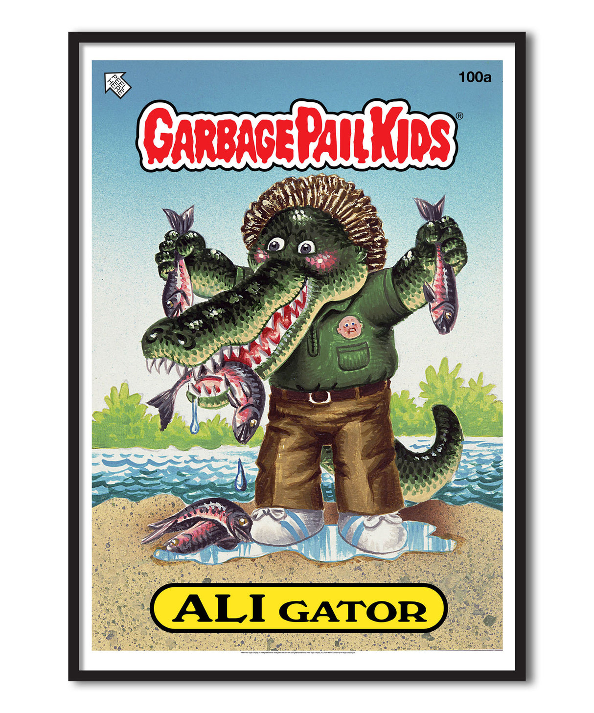 Garbage Pail Kids - Ali Gator Poster