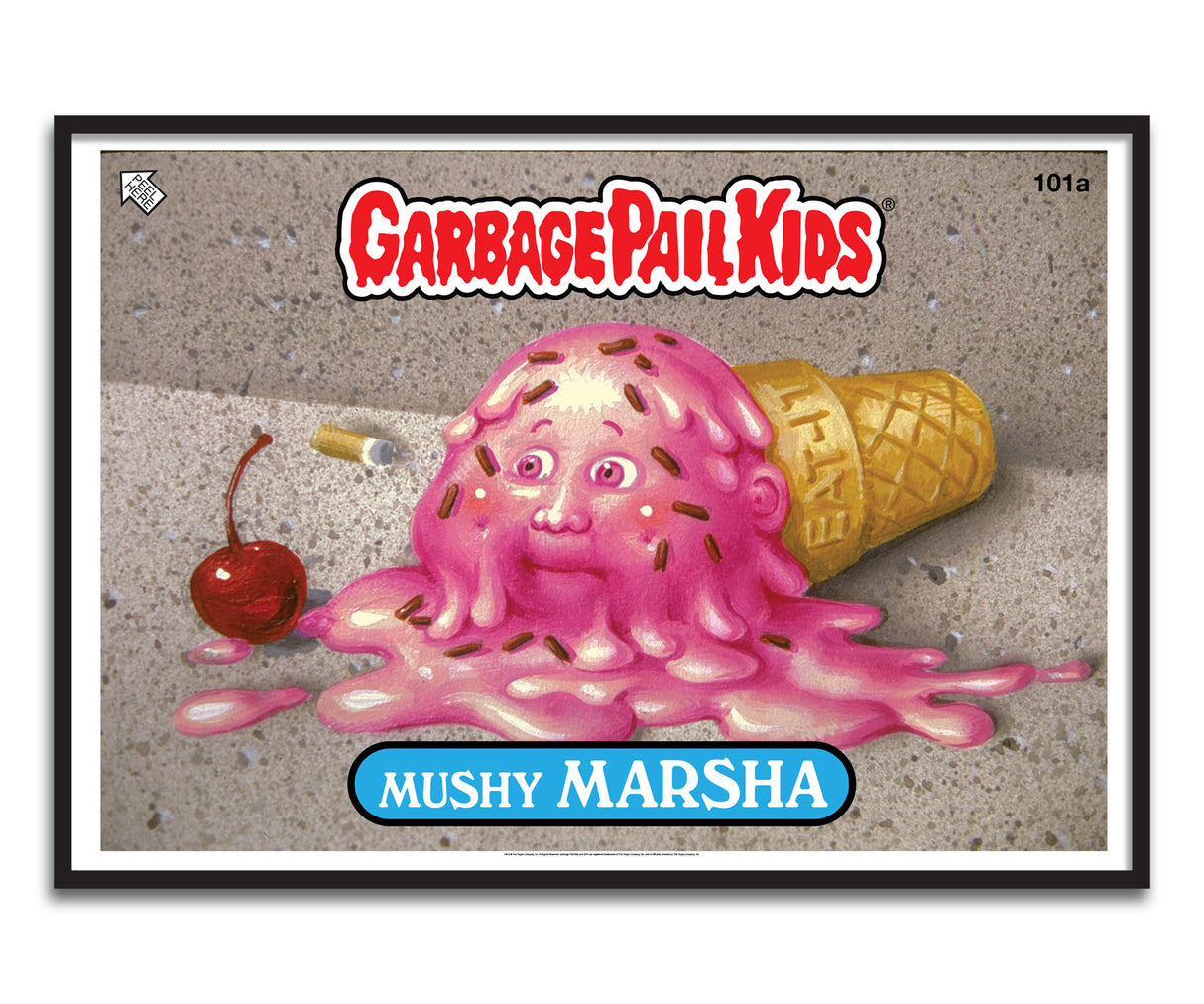 Garbage Pail Kids - Mushy Marsha Poster