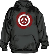 Peace Icon Grunge Hoodie