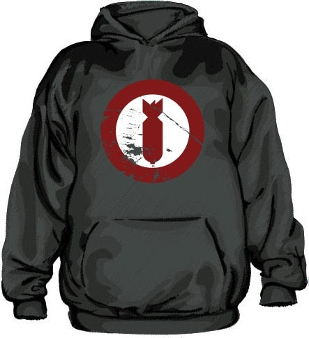 Bomb Icon Grunge Hoodie