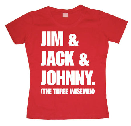 Jim & Jack & Johnny Girly T-shirt