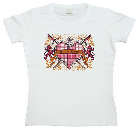 Royal Love Heart Girly T-shirt