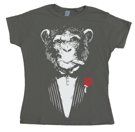 Monkey Boss Girly T- shirt