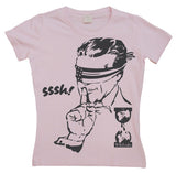 USA Goes Sssh! Wikileaks Girly T-shirt