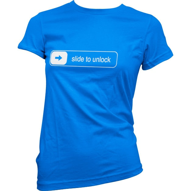 Slide To Unlock Girly Tee