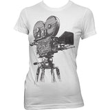 Movie Camera Tripod Girly T-Shirt