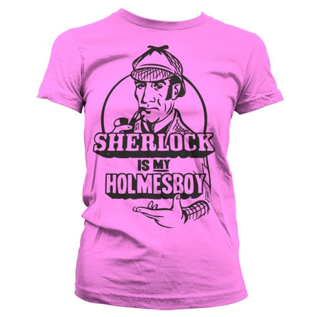 Sherlock Is My Holmesboy Girly T-Shirt