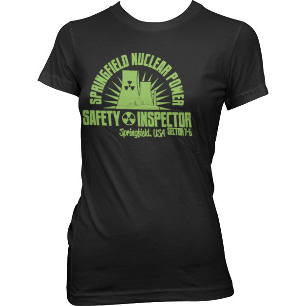 Springfield Nuclear Safety Inspector Girly T-Shirt