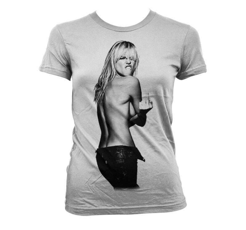 Heidi Gives The Finger Girly T-Shirt