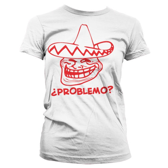 Trollface - ?Problemo? Girly T-Shirt