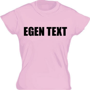 Girly T-shirt med egen text