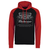 Budweiser White Logo Baseball Hoodie