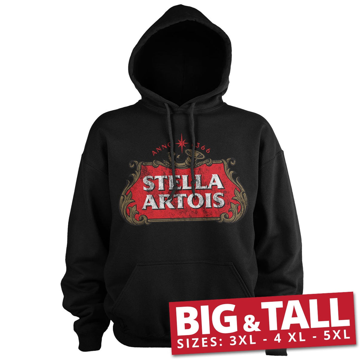 Stella Artois Washed Logo Big & Tall Hoodie