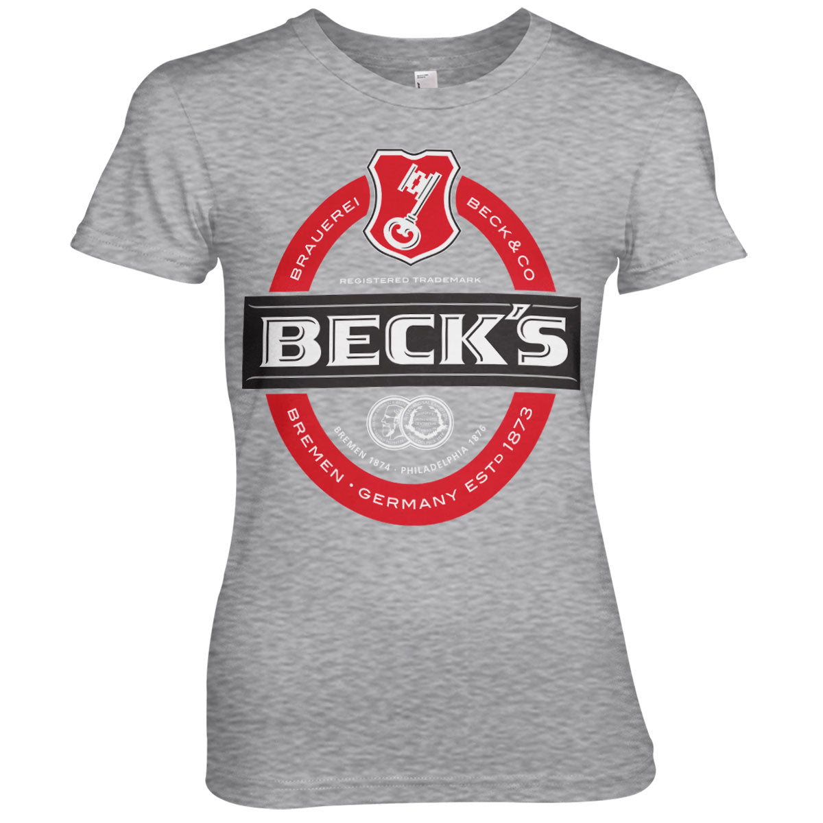 Beck's Label Logo Girly Tee