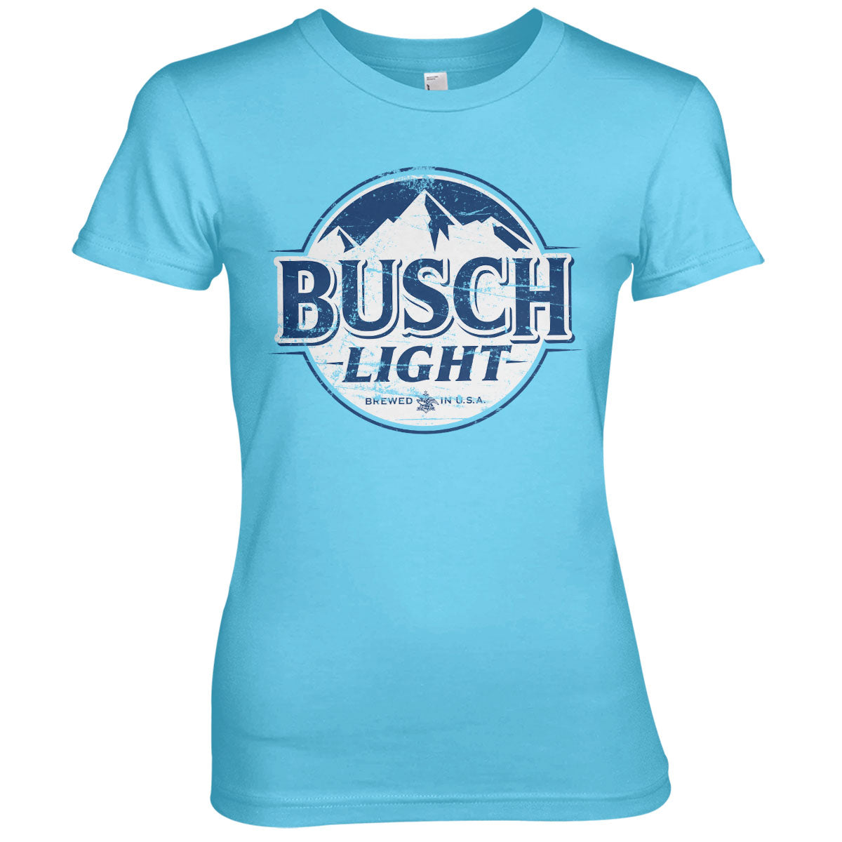 Busch Light Beer Vintage Logo Girly Tee Girly Tee